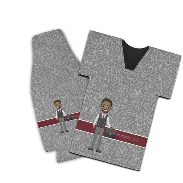 Custom Lawyer / Attorney Avatar Bottle Cooler (Personalized)