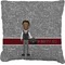 Lawyer / Attorney Avatar Faux-Linen Throw Pillow 20" (Personalized)