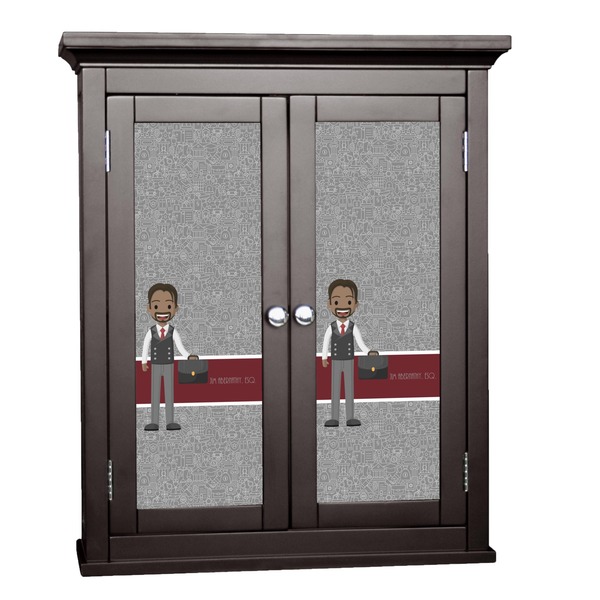 Custom Lawyer / Attorney Avatar Cabinet Decal - Large (Personalized)