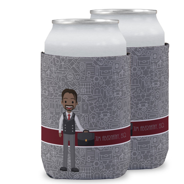 Custom Lawyer / Attorney Avatar Can Cooler (12 oz) w/ Name or Text