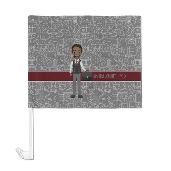 Lawyer / Attorney Avatar Car Flag - Large - FRONT