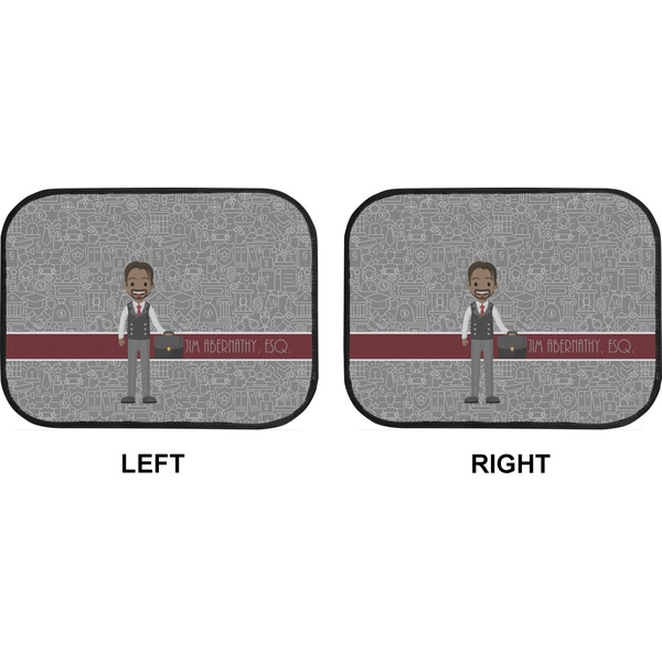 Lawyer / Attorney Avatar Car Floor Mats (Back Seat) (Approval)