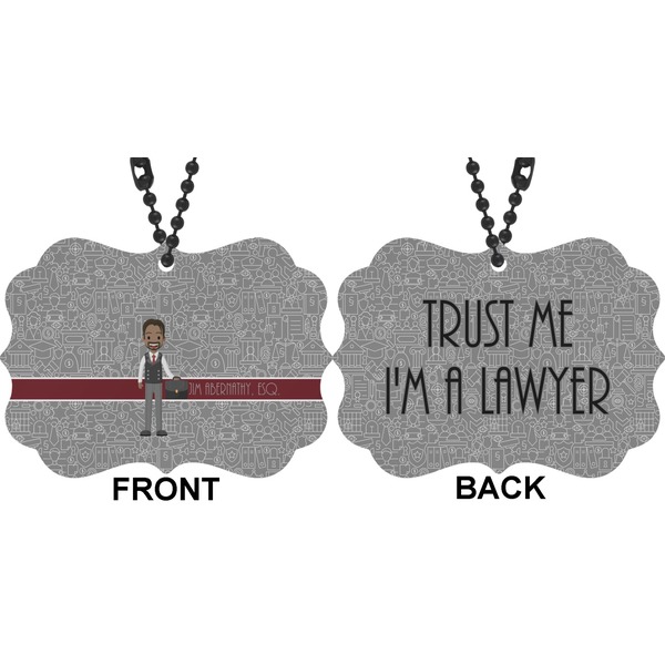 Lawyer / Attorney Avatar Car Ornament (Approval)