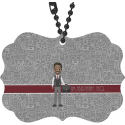Lawyer / Attorney Avatar Rear View Mirror Decor (Personalized)
