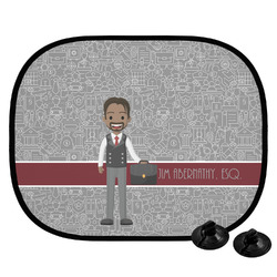 Lawyer / Attorney Avatar Car Side Window Sun Shade (Personalized)
