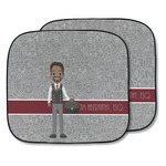 Lawyer / Attorney Avatar Car Sun Shade - Two Piece (Personalized)