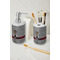 Lawyer / Attorney Avatar Ceramic Bathroom Accessories - LIFESTYLE (toothbrush holder & soap dispenser)