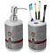 Lawyer / Attorney Avatar Ceramic Bathroom Accessories Set (Personalized)