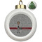 Lawyer / Attorney Avatar Ceramic Christmas Ornament - Xmas Tree (Front View)