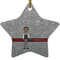 Lawyer / Attorney Avatar Ceramic Flat Ornament - Star (Front)