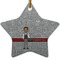Lawyer / Attorney Avatar Star Ceramic Ornament w/ Name or Text