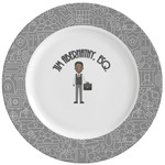 Lawyer / Attorney Avatar Ceramic Dinner Plates (Set of 4) (Personalized)