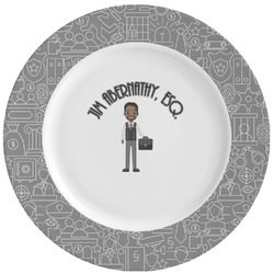 Lawyer / Attorney Avatar Ceramic Dinner Plates (Set of 4) (Personalized)