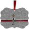 Lawyer / Attorney Avatar Christmas Ornament (Front View)
