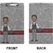 Lawyer / Attorney Avatar Clipboard (Legal) (Front + Back)