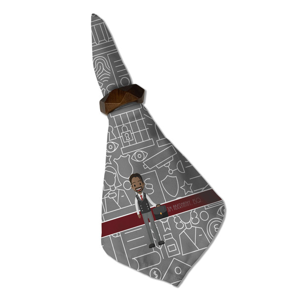 Lawyer / Attorney Avatar Cloth Napkins - Personalized Dinner (Folded in Ring) (MAIN)