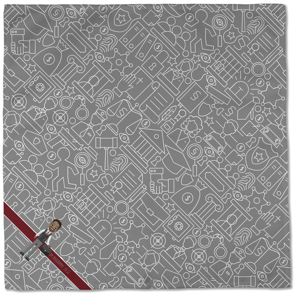 Lawyer / Attorney Avatar Cloth Napkins - Personalized Dinner (Full Open)