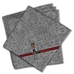 Lawyer / Attorney Avatar Cloth Napkins (Set of 4) (Personalized)