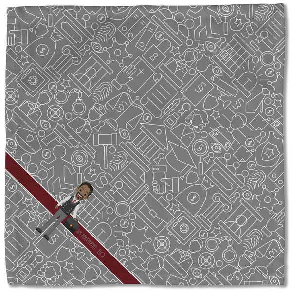 Lawyer / Attorney Avatar Cloth Napkins - Personalized Lunch (Single Full Open)