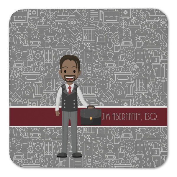 Lawyer / Attorney Avatar Coaster Set - FRONT (one)