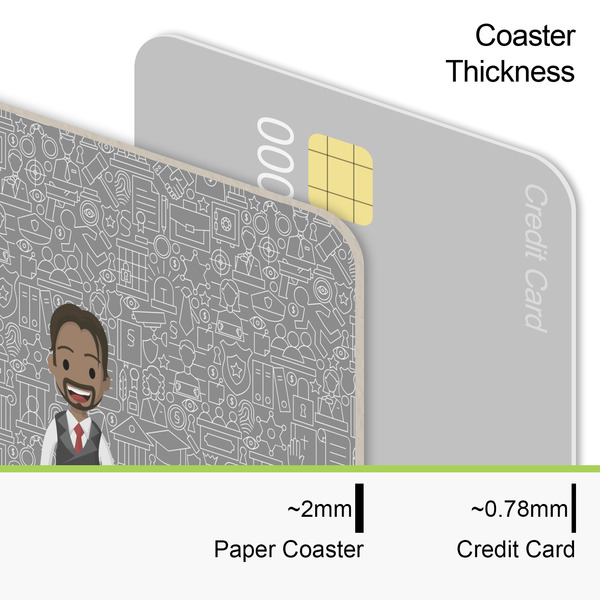 Lawyer / Attorney Avatar Coaster Thickness