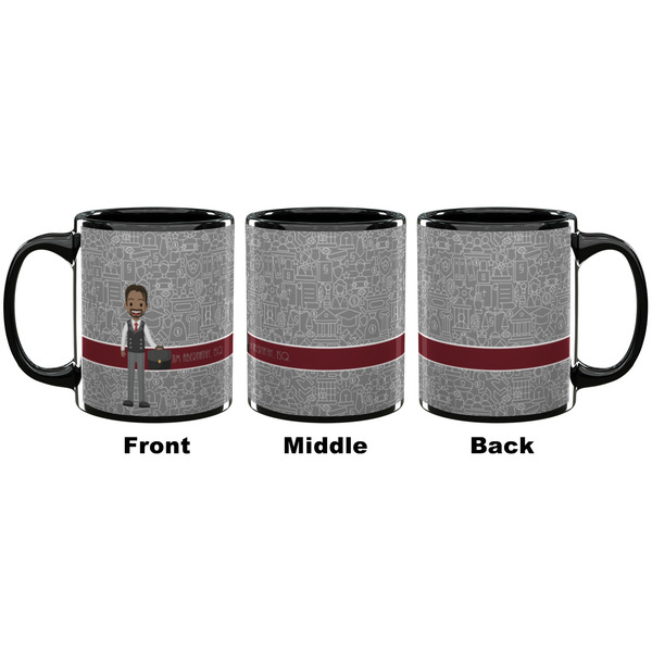 Lawyer / Attorney Avatar Coffee Mug - 11 oz - Black APPROVAL