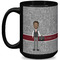 Lawyer / Attorney Avatar Coffee Mug - 15 oz - Black Full
