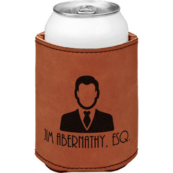 Lawyer / Attorney Avatar Leatherette Can Sleeve - Double Sided (Personalized)