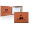 Lawyer / Attorney Avatar Leatherette Certificate Holder - Front and Inside (Personalized)