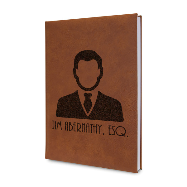 Custom Lawyer / Attorney Avatar Leatherette Journal - Double Sided (Personalized)