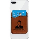 Lawyer / Attorney Avatar Leatherette Phone Wallet (Personalized)