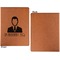 Lawyer / Attorney Avatar Cognac Leatherette Portfolios with Notepad - Large - Single Sided - Apvl