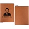 Lawyer / Attorney Avatar Cognac Leatherette Portfolios with Notepad - Small - Single Sided- Apvl