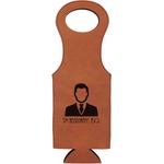 Lawyer / Attorney Avatar Leatherette Wine Tote (Personalized)