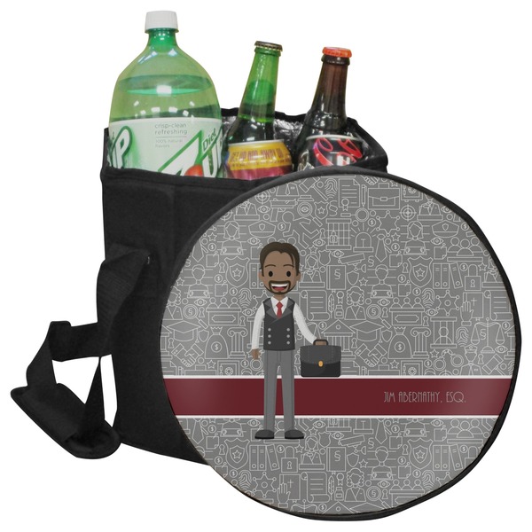Custom Lawyer / Attorney Avatar Collapsible Cooler & Seat (Personalized)