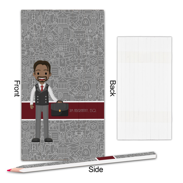 Lawyer / Attorney Avatar Colored Pencils - Approval