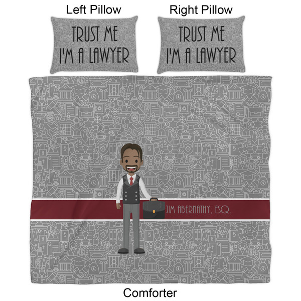 Lawyer / Attorney Avatar Comforter Set - King - Approval