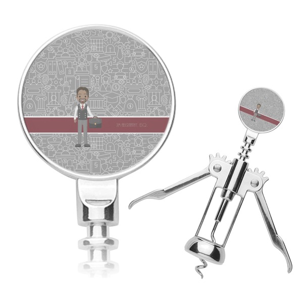 Custom Lawyer / Attorney Avatar Corkscrew (Personalized)