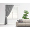 Lawyer / Attorney Avatar Curtain With Window and Rod - in Room Matching Pillow