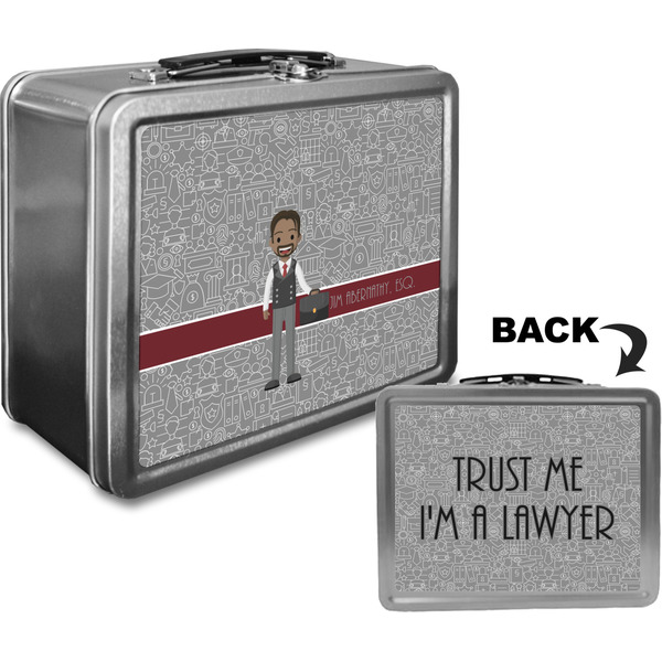 Lawyer / Attorney Avatar Custom Lunch Box / Tin Approval