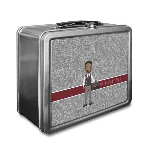 Custom Lawyer / Attorney Avatar Lunch Box (Personalized)