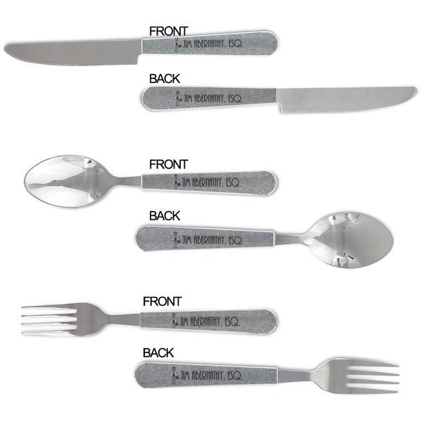 Lawyer / Attorney Avatar Cutlery Set - APPROVAL