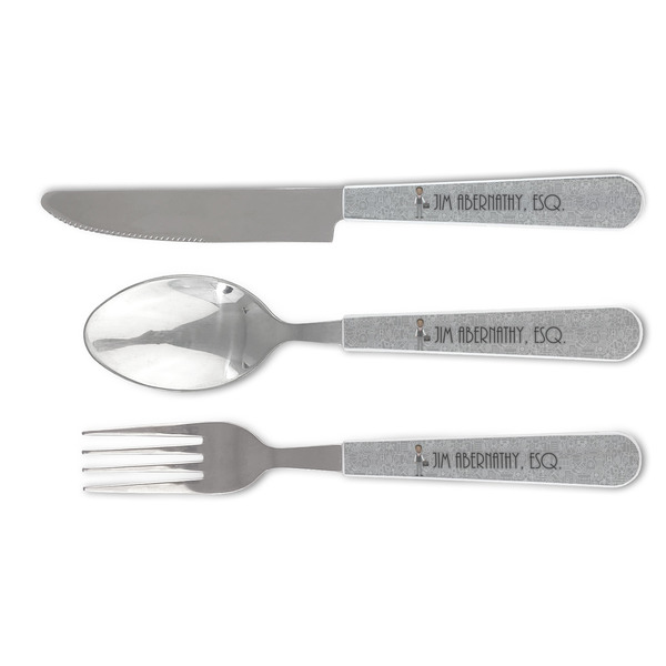 Custom Lawyer / Attorney Avatar Cutlery Set (Personalized)