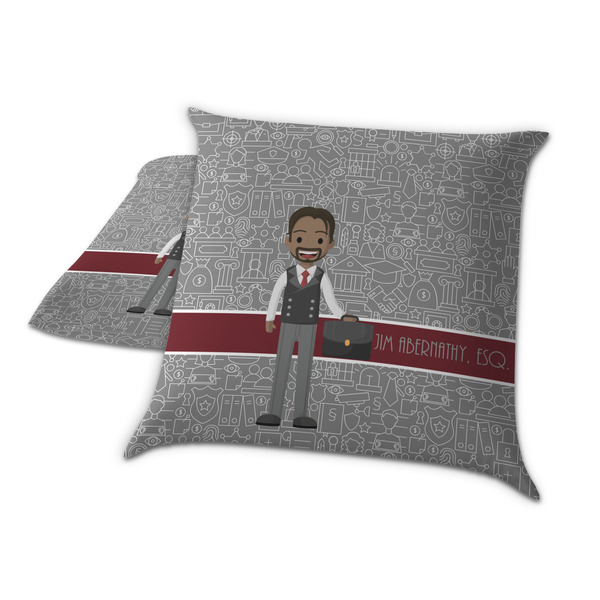 Lawyer / Attorney Avatar Decorative Pillow Case - TWO