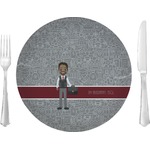 Lawyer / Attorney Avatar Glass Lunch / Dinner Plate 10" (Personalized)