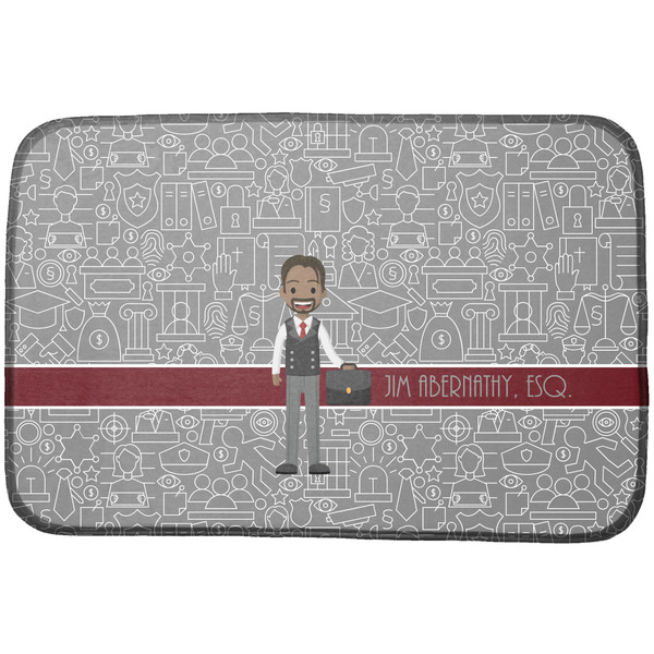 Custom Lawyer / Attorney Avatar Dish Drying Mat (Personalized)