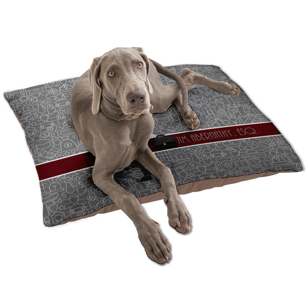 Lawyer / Attorney Avatar Dog Bed - Large LIFESTYLE
