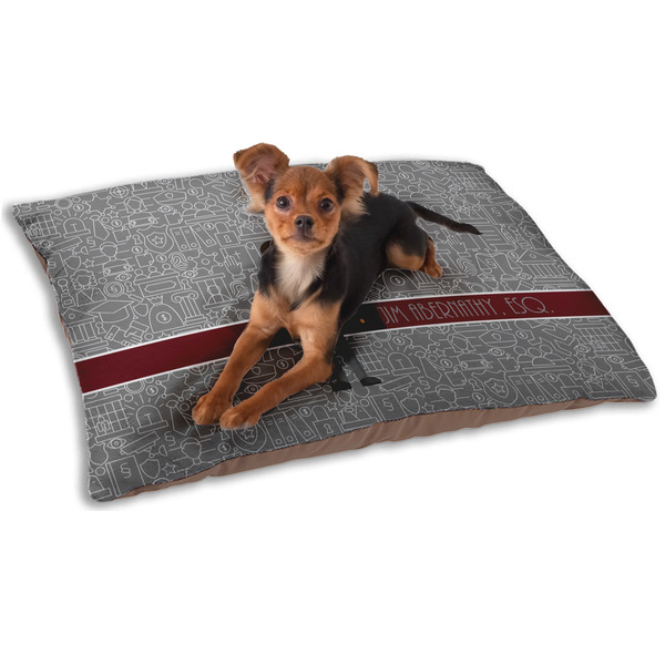 Lawyer / Attorney Avatar Dog Bed - Small LIFESTYLE