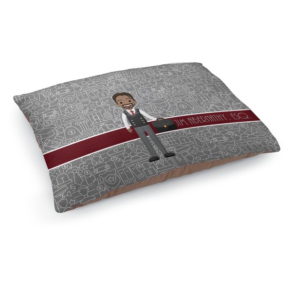 Custom Lawyer / Attorney Avatar Dog Bed - Medium w/ Name or Text