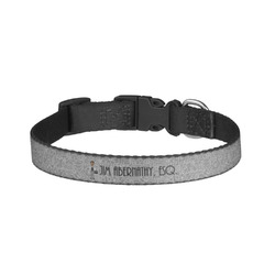 Lawyer / Attorney Avatar Dog Collar - Small (Personalized)